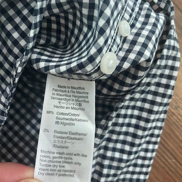J. Crew Mens navy blue button down shirt sz M - Picture 8 of 8